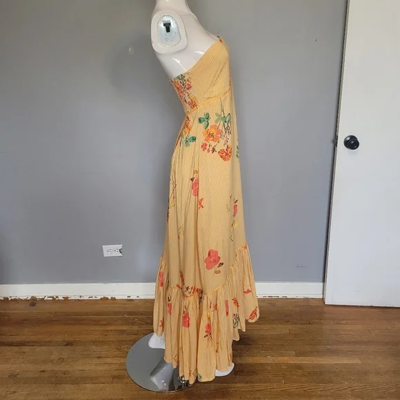 Free People Rosie Posie Midi Dress, BNWT with flaw, Size L - Picture 3 of 11